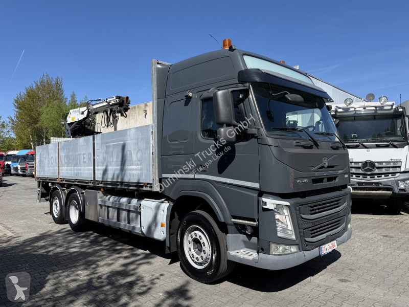 شاحنة Volvo FM 370 6X2 Kran Kennis K14R Baustoff