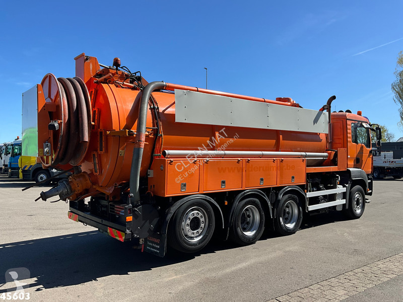 شاحنة MAN 35.440 8x4 Wicom Saug/spul opbouw