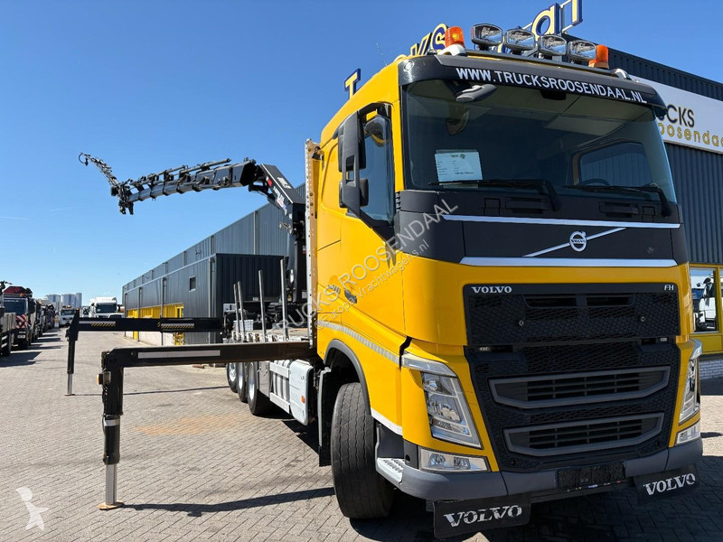 شاحنة Volvo 500 + HIAB 638 E-6 + JIB 6x + 8X4...