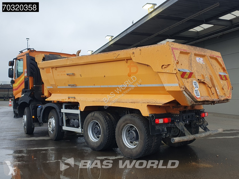شاحنة Renault K 480 8X4 16m3 tipper Steel...