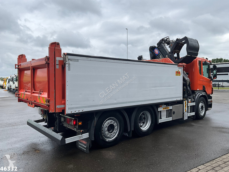 شاحنة Scania 320 HMF 14 Tonmeter Z-kraan Just...