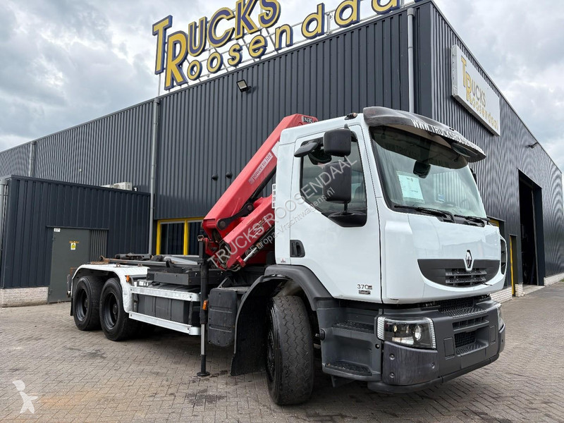 شاحنة Renault 370DXI + HMF 1430 K3 + 6X4 +...