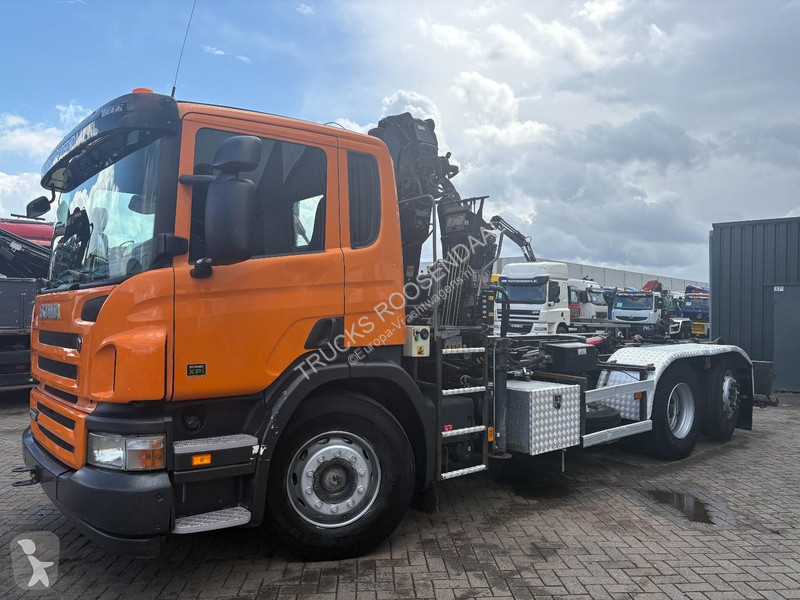 شاحنة Scania P280 + HIAB 111BS-2 DUO + 6X2 +...