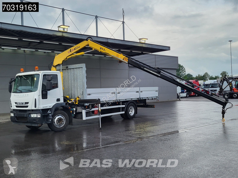 شاحنة Iveco 160E280 4X2 Hyva V911 3S Crane Kran...