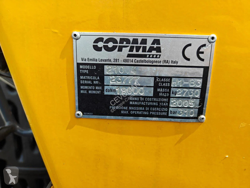 شاحنة MAN TGS Kraanwagen Copma 210 + JIB