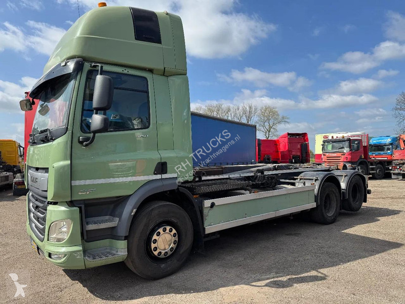 شاحنة DAF 450 6X2 EURO 6 VDL 21T HOOK LIFTING AXLE