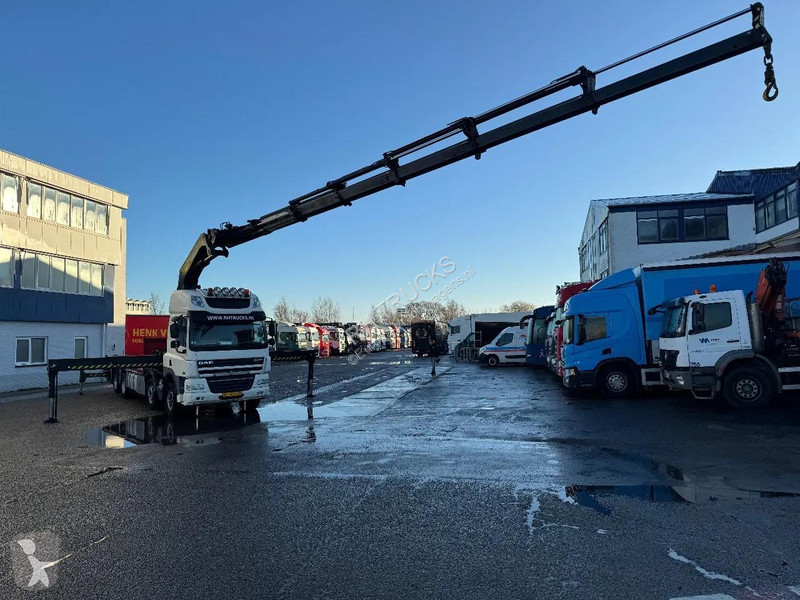 شاحنة DAF 85410 8X2 EURO 5 PALFINGER PK 62002 +...