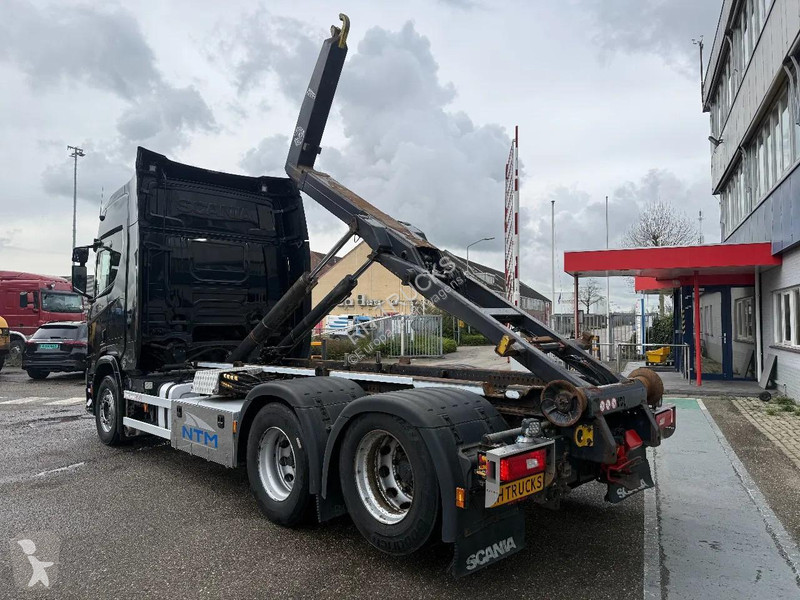 شاحنة Scania R650 V8 6X2 EURO 6 + VD HOOKIFT