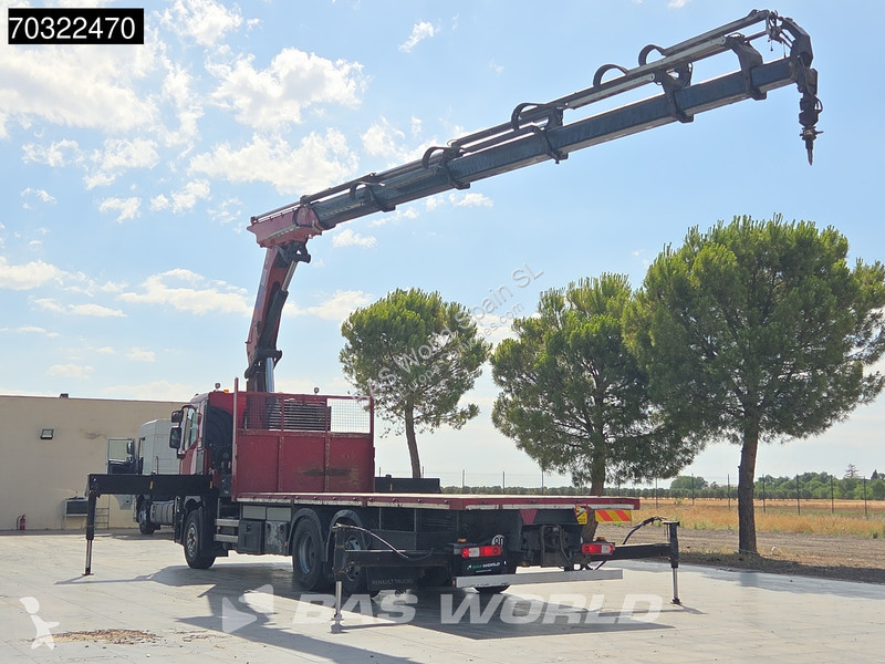 شاحنة Renault C 380 6X2 Grua HMF 4020 6x...
