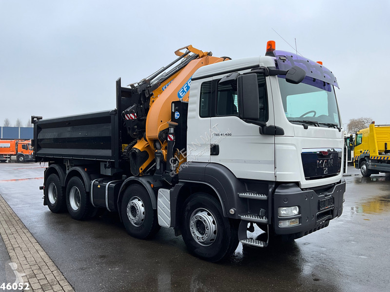 Kamion MAN TGS 8x4 Effer 47 Tonmeter laadkraan...