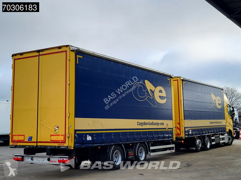شاحنة Volvo 460 6X2 Curtainsider Combi LNG...