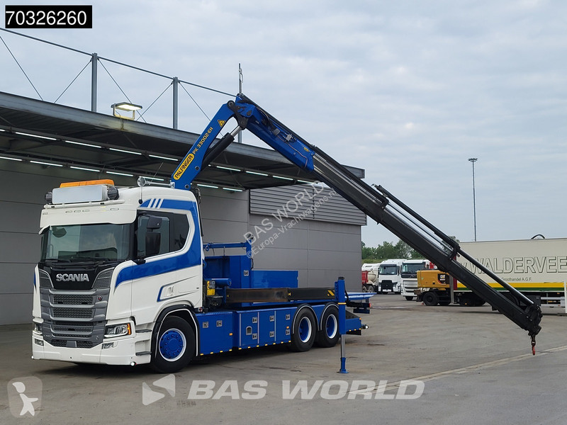شاحنة Scania R580 R 6X2 Abschleppwagen alfinger...