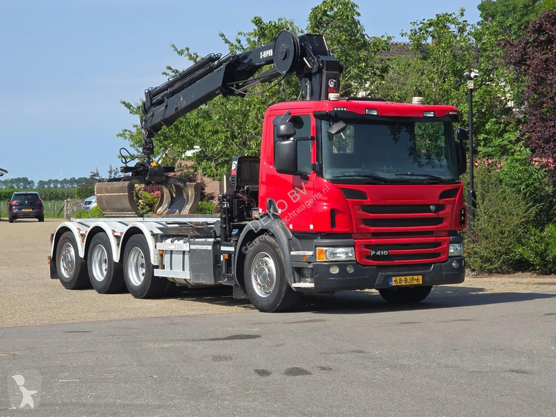شاحنة Scania 410 CRANE/CONTAINER!! ZERO...