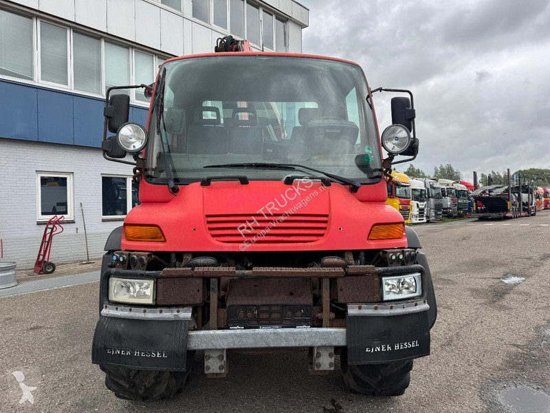 شاحنة Unimog 4X4 + PALFINGER PK 16502 + REMOTE...
