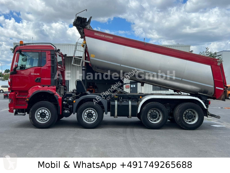 شاحنة MAN 35.510 8x4 BB Meiller 17m³ Thermo...