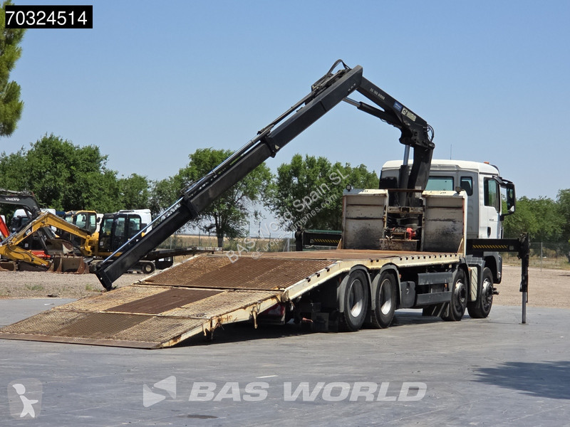 شاحنة MAN 35.360  8X2 Grua HIAB 166 Rampas...