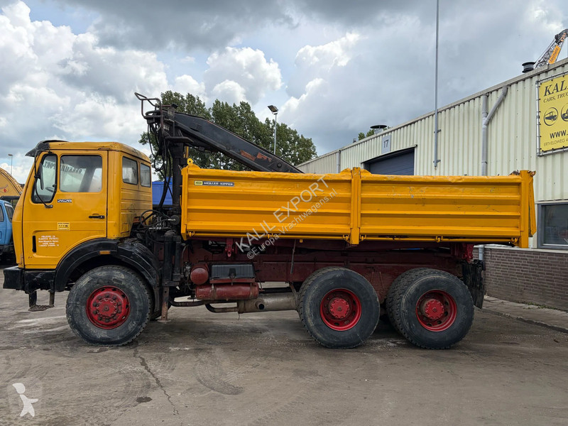 Ciężarówka Mercedes SK Kipper + Crane 6x6 V8...