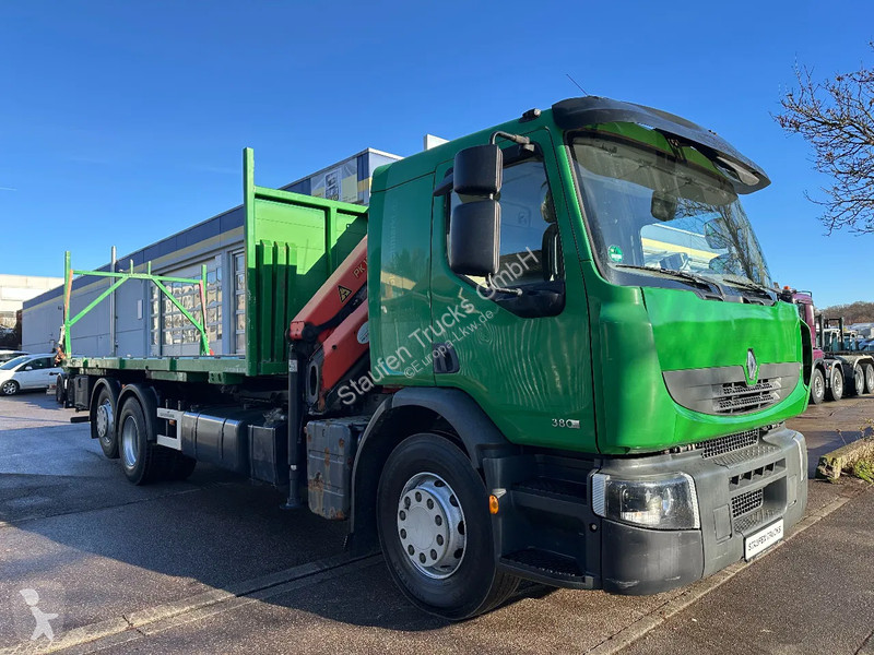 شاحنة Renault 380 6x2 *Pritsche *Palfinger...