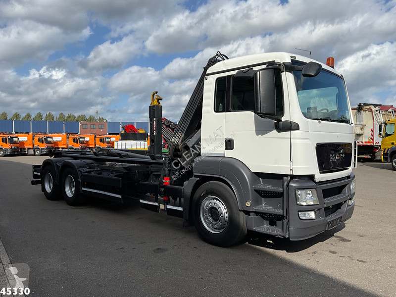 شاحنة MAN TGS 6x4 Hiab 12 Tonmeter laadkraan