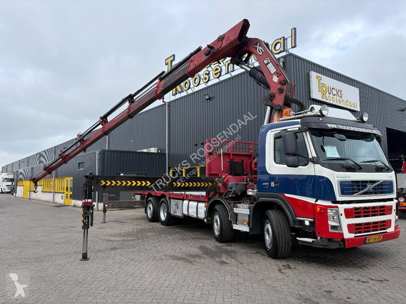 شاحنة Volvo 400 + HIAB 800 HIPRO E-7 + 8X2 +...