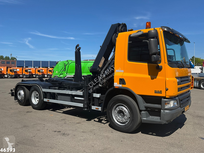 شاحنة DAF 360 HMF 16 Tonmeter laadkraan Just...