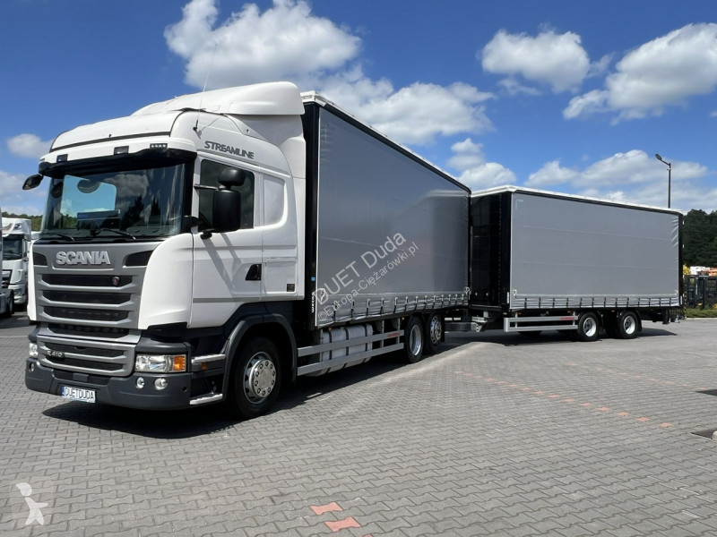 Camión Scania R410 bez EGR Zabudowy Wecon 120m...
