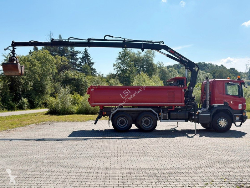 Kran Scania P 410 Kipper 4,95m * KRAN/FUNK +...