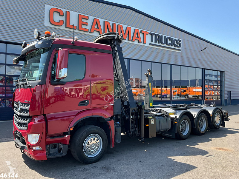 Camion Mercedes 3253 Euro 6 8x4 Palfinger 17...