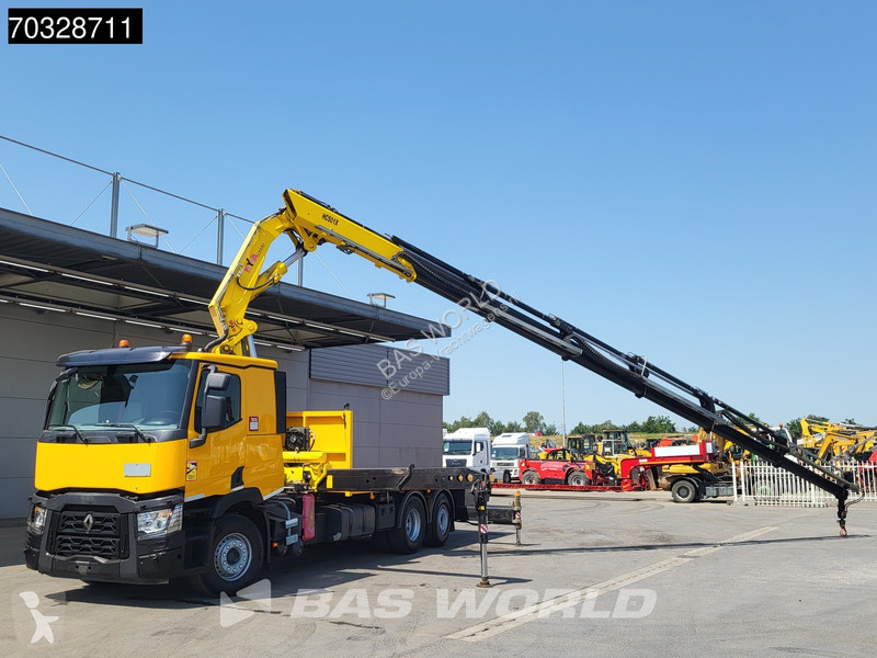 شاحنة Renault C 440 6X2 HYVA 50T/M Crane 6...