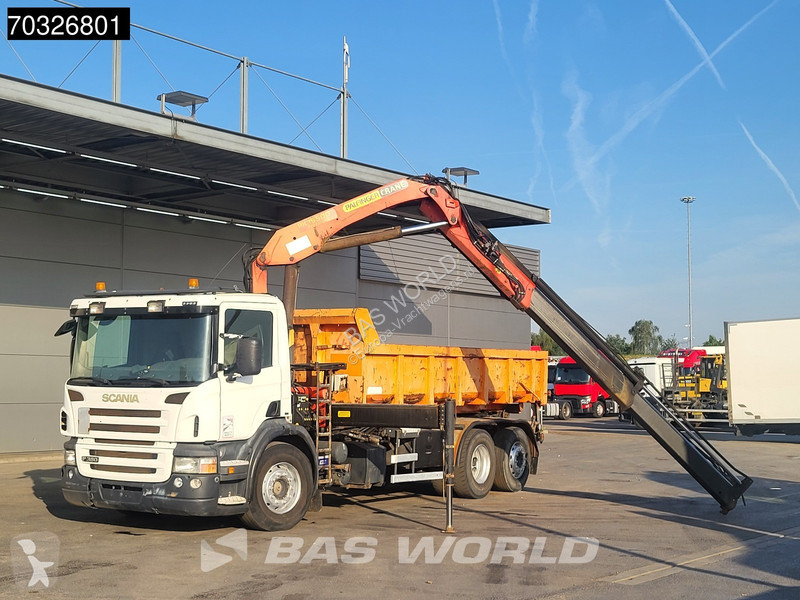 شاحنة Scania P380 P 6X2 Palfinger PK15500 Kran...