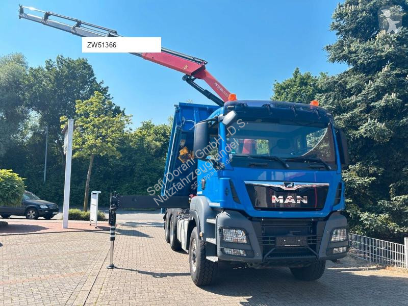 شاحنة MAN 26.500 3Skipper + PK19001 Kran 6x6...