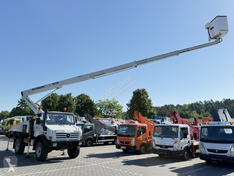 Camion Mercedes UNIMOG 437 4x4 Zwyżka RUTHMANN...