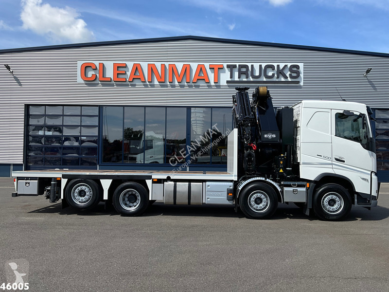 شاحنة Volvo 500 Euro 6 8x2 HMF 95 Tonmeter...