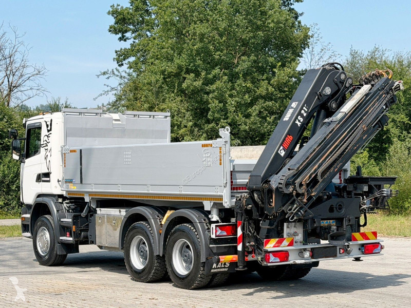 شاحنة Scania 410 * Kipper 5,20 m + KRAN/FUNK *...