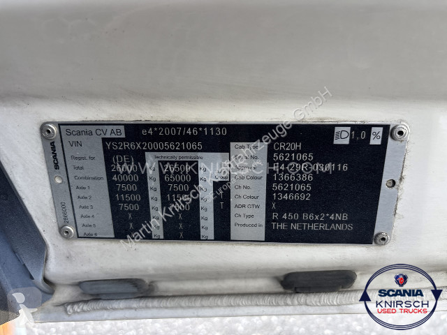 شاحنة Scania R450B6x2*4NB / BDF / Lift+Steering...