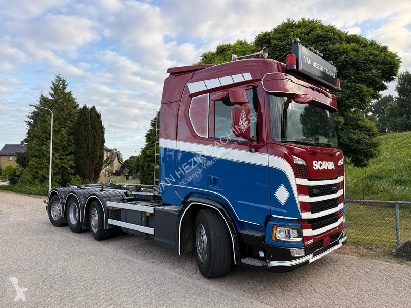 شاحنة Scania 500 Haakarm / retarder / vollucht...