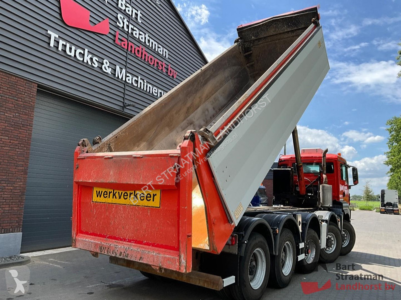 Lastbil MAN 10x8 bladvering, handgeschakeld met...