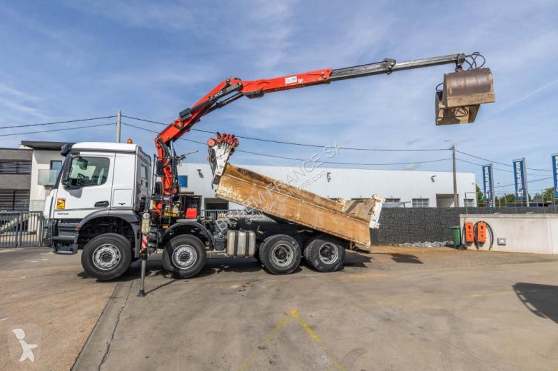 شاحنة Mercedes  AROCS 3243 BB+BIBENNE+ BAE...