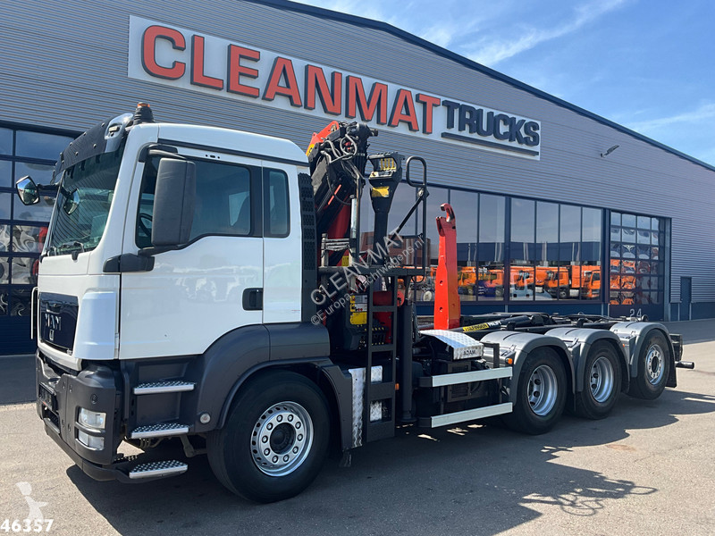 شاحنة MAN TGS 8x4 Palfinger 24 Tonmeter laadkraan