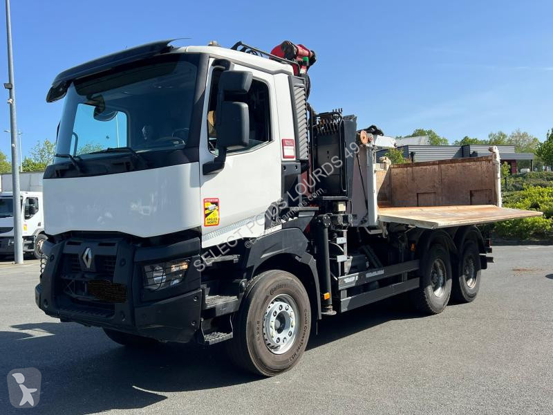 شاحنة Renault 430 BIBENNE GRUE EN Z