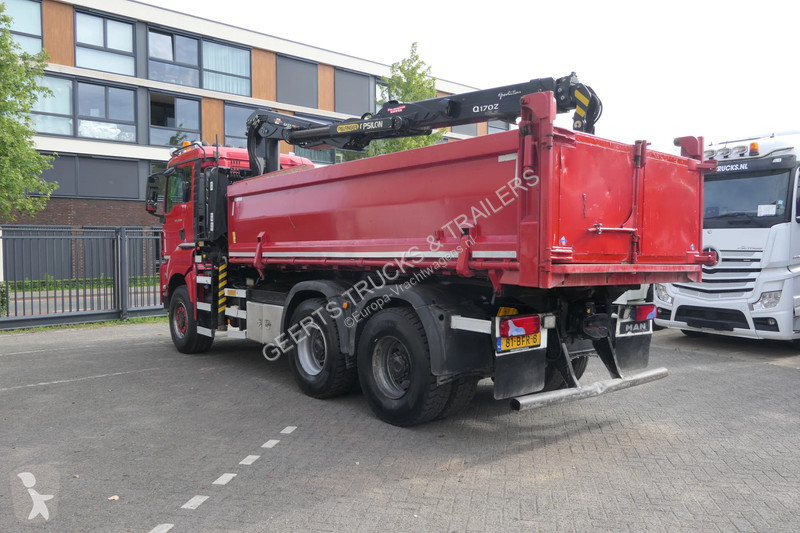شاحنة MAN TGS | 6X6 | 2 Side Tipper + Hydraulic...