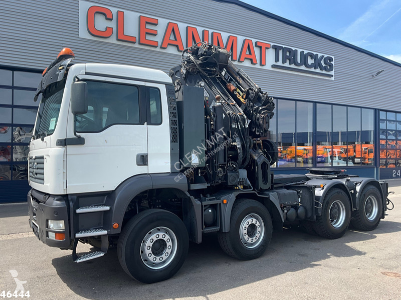 شاحنة MAN 41.363 8x4 Manual Full steel Hiab 80...