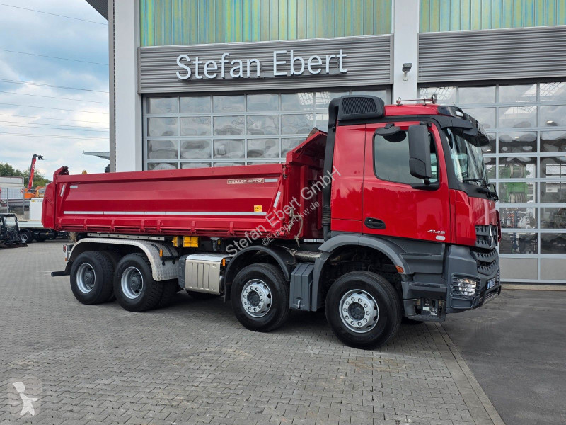 Camion Mercedes 4145 K 8x4 Meiller Bordmatik PPC