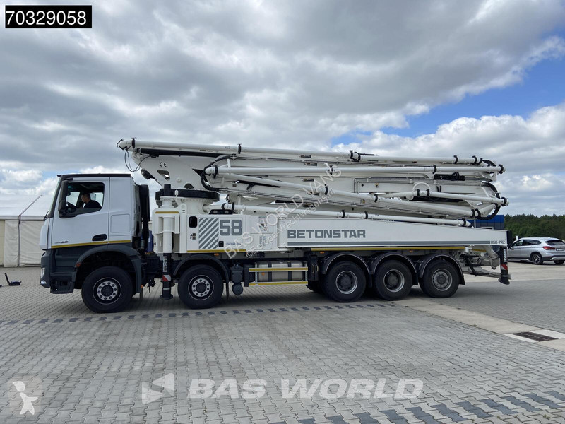شاحنة Mercedes 4458 10X4 58mtr Betonstar...