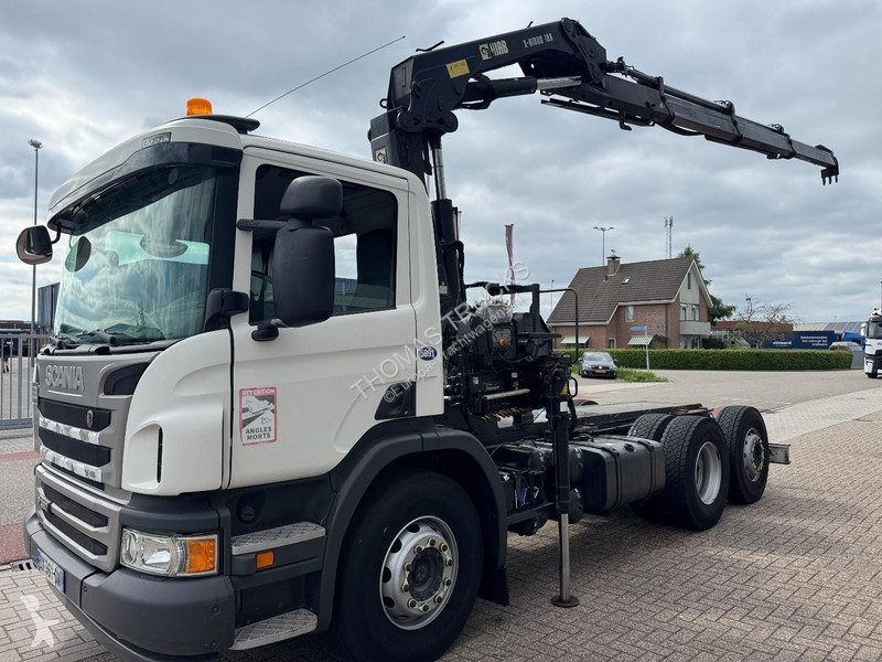 شاحنة Scania 360 6x2, HIAB 188 E-3, Chassis /...