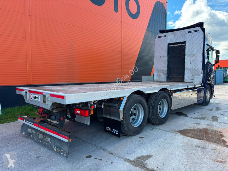 شاحنة Scania R 650 6x4 RETARDER / PATFORM =6851 mm