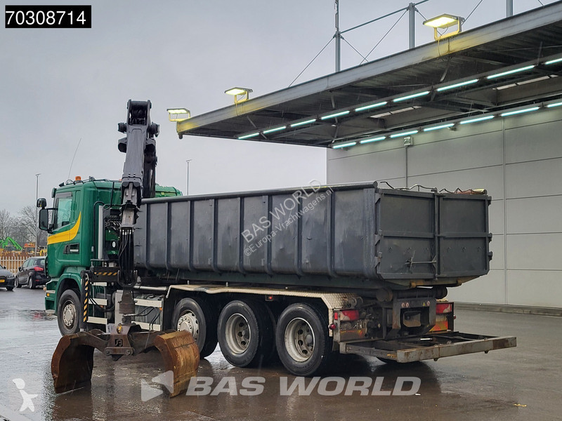 شاحنة Scania R440 8X2 alfinger Q150Z82 Kran...