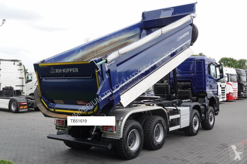 Kamion MAN TGS / 8X6 / WYWROTKA / TYLNOZSYPOWA...