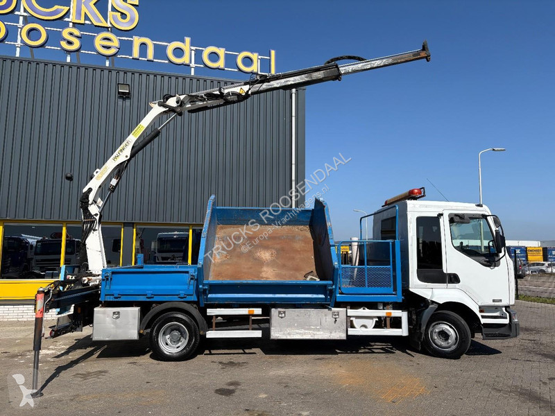 شاحنة Renault 220 + PALFINGER PK 6001 + tipper...