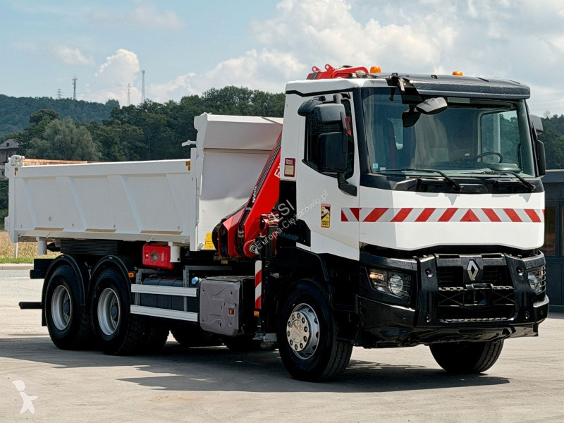 Камион Renault C 380* KIPPER 5,20 m* KRAN/FUNK...